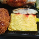 スナック喫茶 礎 - 牡蠣フライ,玉子焼き,鯖の塩焼き (2022.01.28)