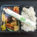 スナック喫茶 礎 - 弁当 (税込)600円 ※開封前(2022.01.28)