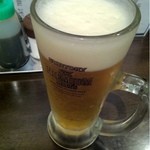 立呑み厨房　いち - 2013.1.8 生ビール３８０円。プレミアムモルツはやっぱり美味しい♪