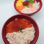 回転寿司ちょいす - 二色丼 & 海鮮丼①