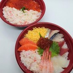 回転寿司ちょいす - 海鮮丼 & 二色丼