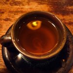 珈琲アロー - コップの底が見えます