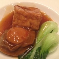 香桃 - 姿鮑、揚げ豆腐のオイスター煮込み♪