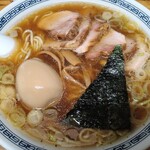 中華そば つけ麺 甲斐 - 味玉チャーシュー麺大盛り