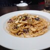 TRATTORIA CAYABACCIO - トレビスとアーモンドのクリームソースパスタのランチ1,000円 202201