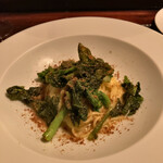 9 nove - 菜の花と鮪のカラスミのペペロンチーノ