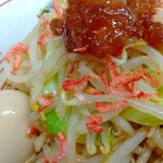 麺屋 にぼすけ - ヤサイ、小エビ、煮込みアブラ