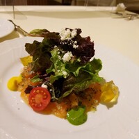 アシエット - サーモンマリネのサラダ仕立て