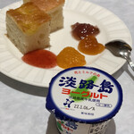 Gurando Nikko Awaji - 朝食のデザート代わりに淡路産フルーツのジャム。いちご、みかん、びわ、イチヂク。