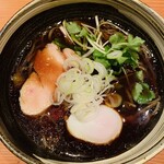 日本料理 たかむら - ⑪ 〆：たかむら麺の鶏そば仕立て