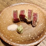 蕎麦割烹 蕎麦藤 - 肉天ぷら 1100円
