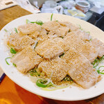 しみず - しみず名物　茹で豚　多分店の１番人気