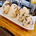 しみず - ある日の〆のおにぎり