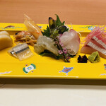料亭二十三夜 - 御津久里　貝柱 針魚 車海老 鯛 縞鯵