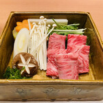 料亭二十三夜 - 温物　伊予牛しゃぶしゃぶ