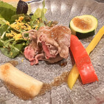 肉割烹 幹 - 冷しゃぶサラダ