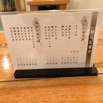 吾妻橋 やぶそば - メニュー