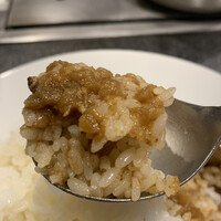 紅花別館 - スプーン上げ