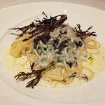 リストランテ ラ ソリア - 二宮のシラスとゴルゴンゾーラチーズのスパゲッティ（2021.12）
