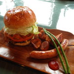 フラノバーガー - ふらのチーズバーガーセット