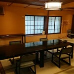 柳家 - １階の大広間