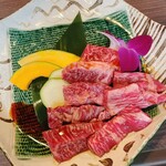 Sumibiyakiniku Enju - 和牛ハラミ 厚めのお肉だけど、柔らかい