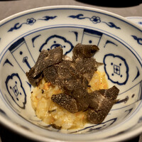 茶禅華 - 蟹皇魚翅（上海蟹とフカヒレ）ご飯 黒トリュフがけ