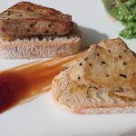 Restaurant 906 - ラズベリームース、フレッシュハーブ、熟成バルサミコ酢と共に