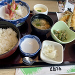 和食レストランとんでん - 北海刺身・天ぷら膳