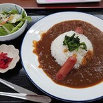 接阻峡温泉会館 食事処 - 料理写真:豚挽き肉の湖上カレー 900円