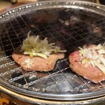 ふじ屋 - 生ネギをトッピング