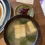 レストラン ミッシェルズハース - 油揚げと豆腐とわかめの味噌汁