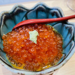 立喰鮨 銀座おのでら 本店 - いくらTKG