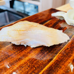 立喰鮨 銀座おのでら - 平目昆布〆