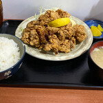 居酒屋大学 - ③若鶏唐揚げ定食