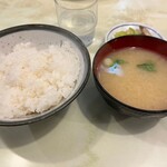 あけぼの - ご飯と味噌汁