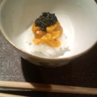 松川 - ウニとキャビアの飯蒸し