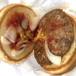 ドムドムハンバーガー ﾏﾙｴﾂ大泉学園店 - ハンバーガー中身