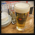 餃子ノ酒場 太陽ホエール - 生ビール　200円