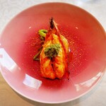 グリルうかい - オマール海老と冬カブのロースト
