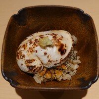 すが弥 - 河豚の焼き白子とシャリ