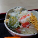 松葉食堂 - 付け合せ ポテトサラダ