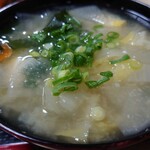 松葉食堂 - 味噌汁