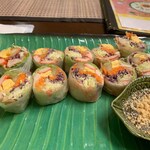 タイ料理 クゥンクワン - 生春巻き〜エビプリプリ
