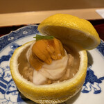 銀座 しのはら - 白子、あん肝、酢飯