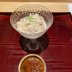 銀座 しのはら - ふぐの白子和え