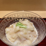 銀座 しのはら - ふぐの白子和え