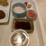 ホテルノースシティ - 温泉卵、明太子、納豆