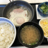 吉野家 - 今日のハムエッグ納豆定食