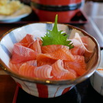 鶴亀庵 - ギンヒカリ丼